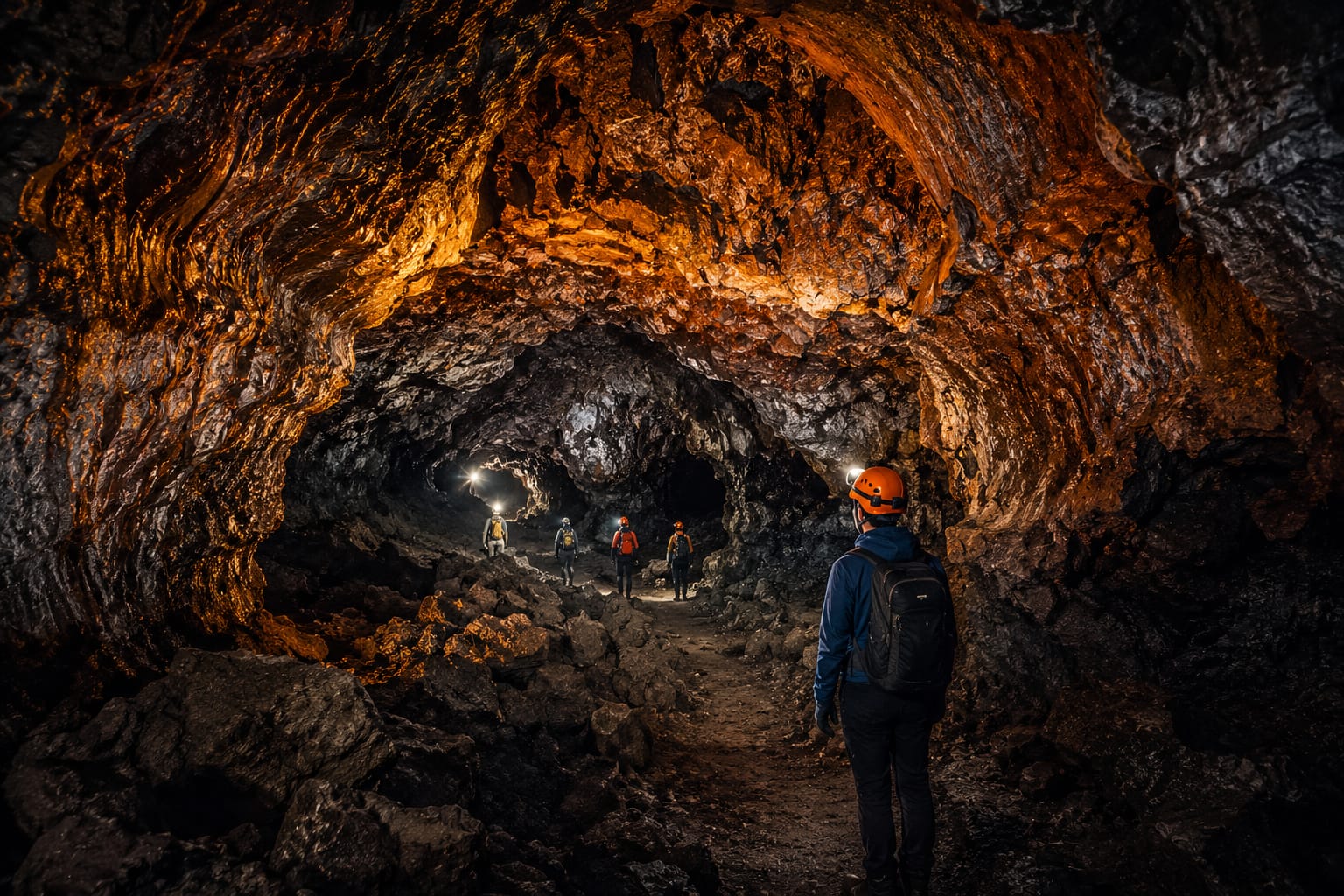 cuevas volcan