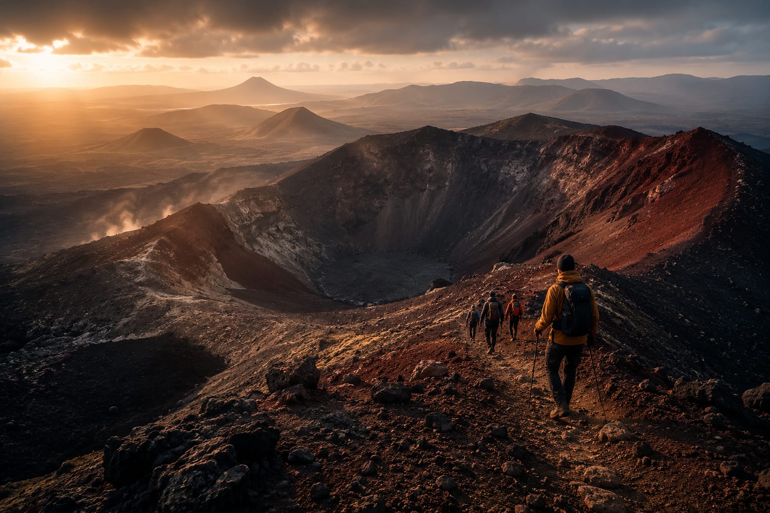 trekking volcan